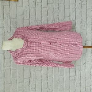 Merrell Plaid Button Down Women's Shirt Size M